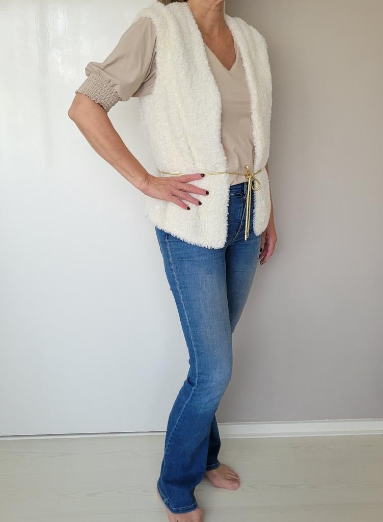 Studio Anneloes Marly fluffy vestje Gilet Wit, Studio Anneloes, Wit, Nieuw, Ophalen of Verzenden