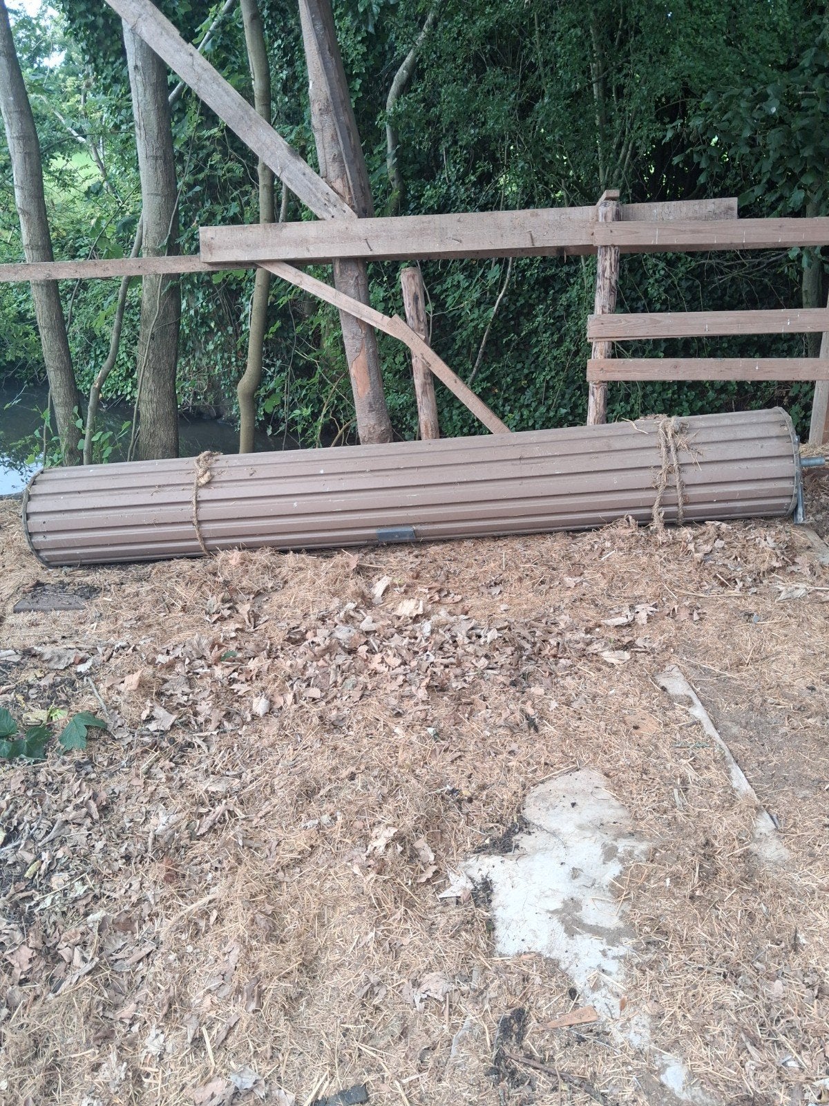 Gebruikte garagedeur 3x3 meter, Ophalen of Verzenden, Gebruikt, Garagedeur