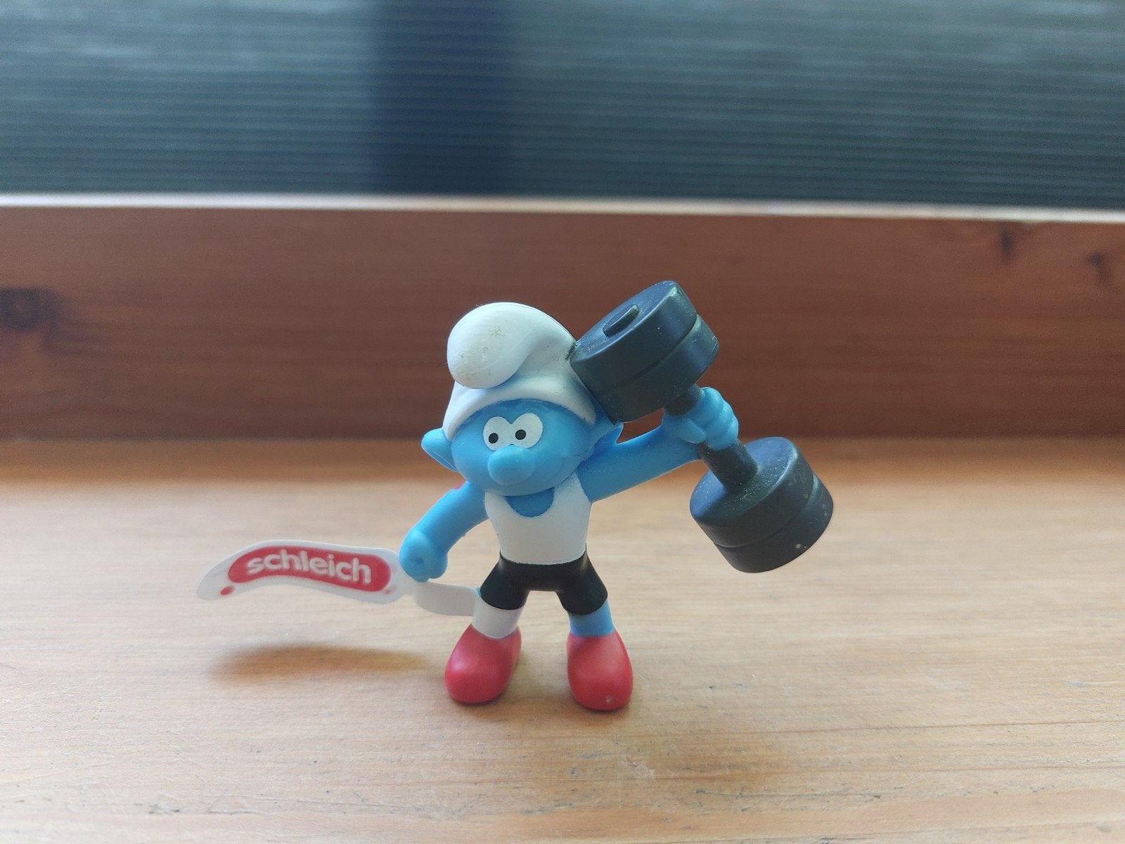 Smurf met gewicht mcdonalds De Smurfen, Verzamelen, Smurfen, Ophalen of Verzenden