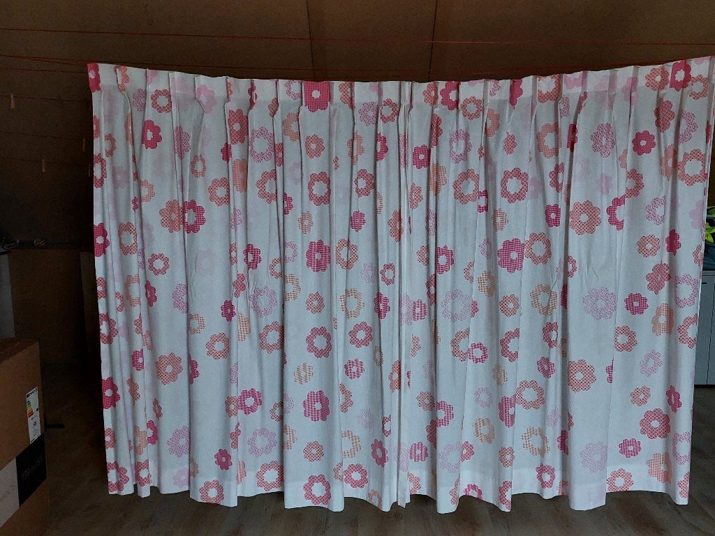 gordijnen voor meisjes slaapkamer, Crème, Gebruikt, Ophalen of Verzenden, Gordijn