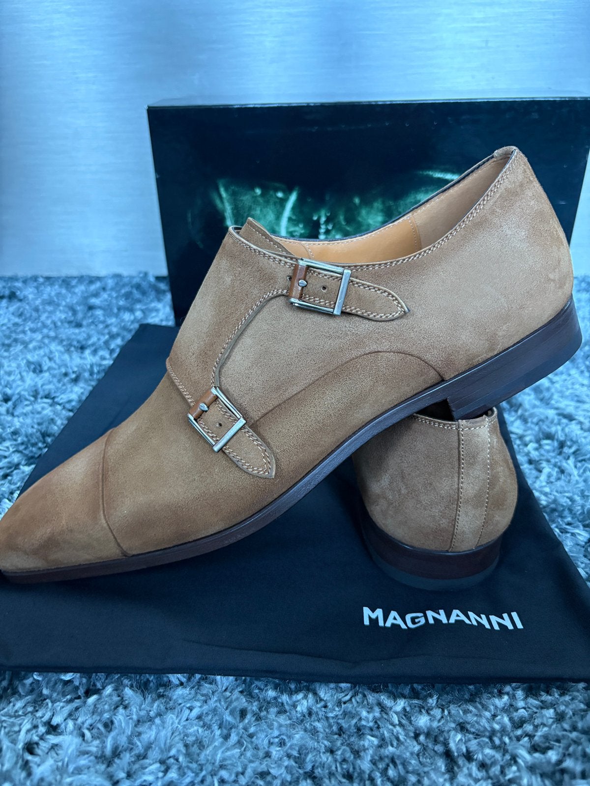 Magnanni double monk div maten 40-46 nieuw in doos €400, Ophalen of Verzenden, Nieuw, Overige kleuren, Gespschoenen