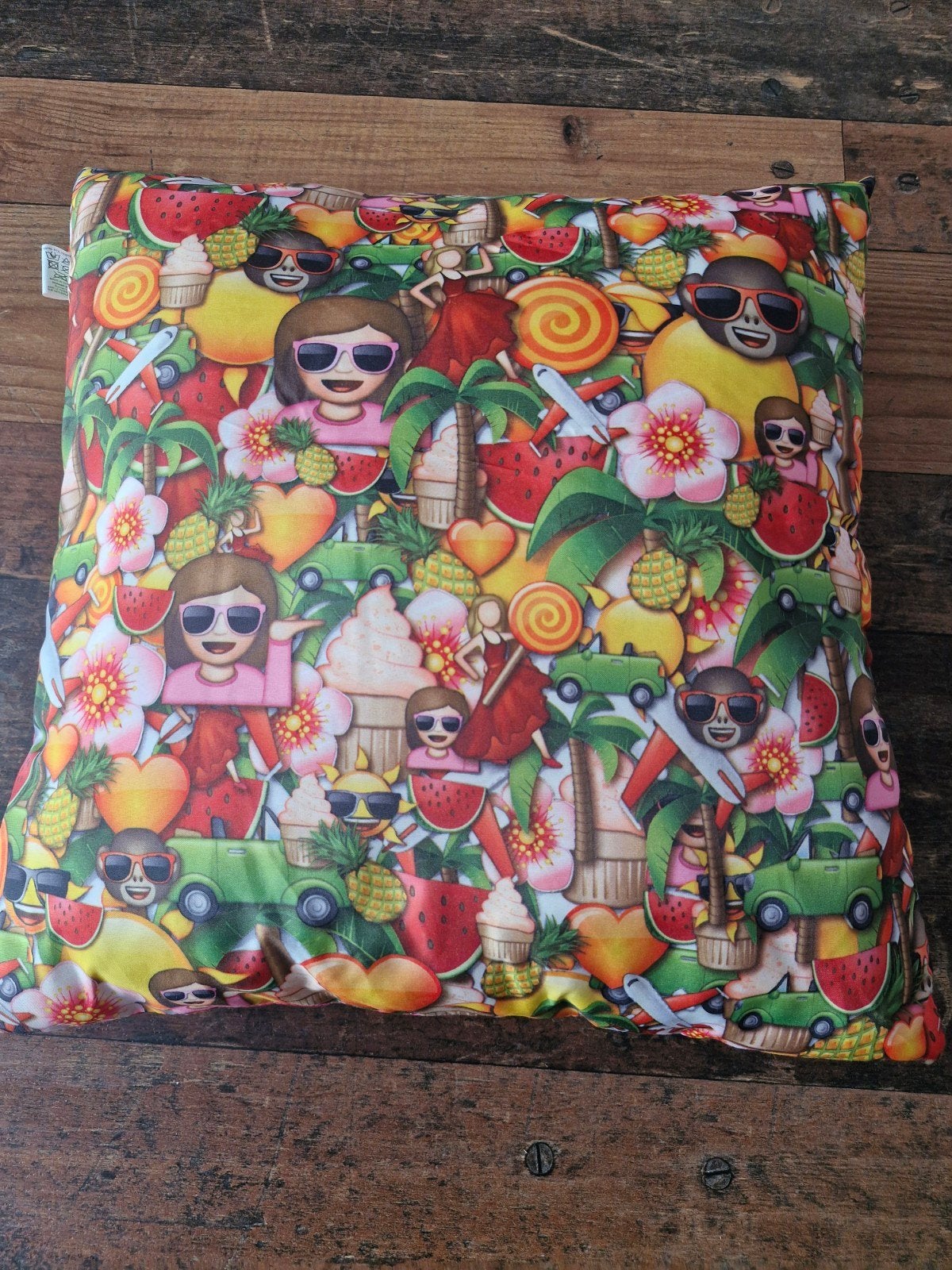 Emoji kussen, Overige kleuren, Ophalen of Verzenden, Zo goed als nieuw, Onbekend