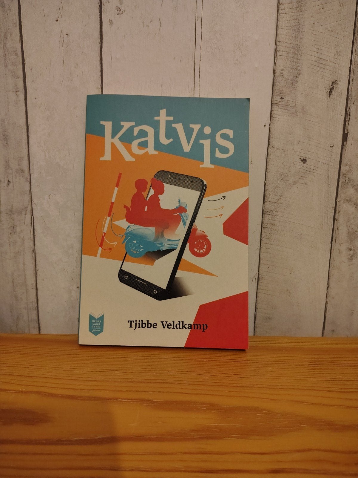 Katvis - Tjibbe Veldkamp (Jeugdboek), Boeken, Ophalen of Verzenden, Gelezen, Tjibbe Veldkamp, Fictie