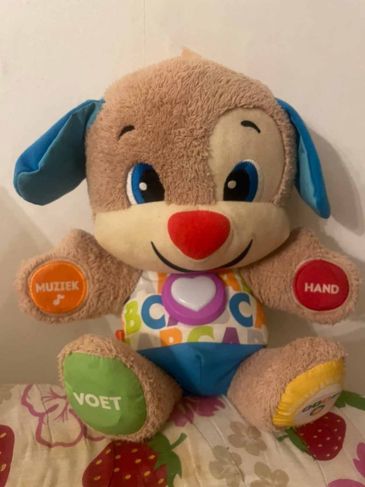 Fisher Price beer  met  zang en muziek, Ophalen of Verzenden, Zo goed als nieuw, Beer