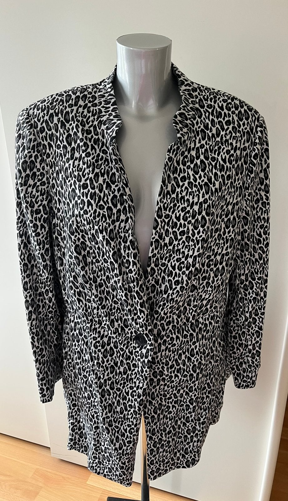 Jasje/blazer met print Selection by Ulla Popken maat 44, Meerkleurig, Maat 42/44 (L), Ophalen of Verzenden, Zo goed als nieuw