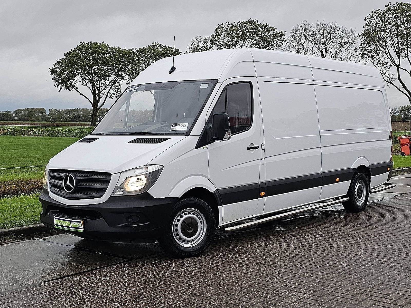 MERCEDES-BENZ SPRINTER 311 L3H2 Koerier Post-NL Maxi Automaa, Auto's, Automaat, Gebruikt, Euro 6, Wit