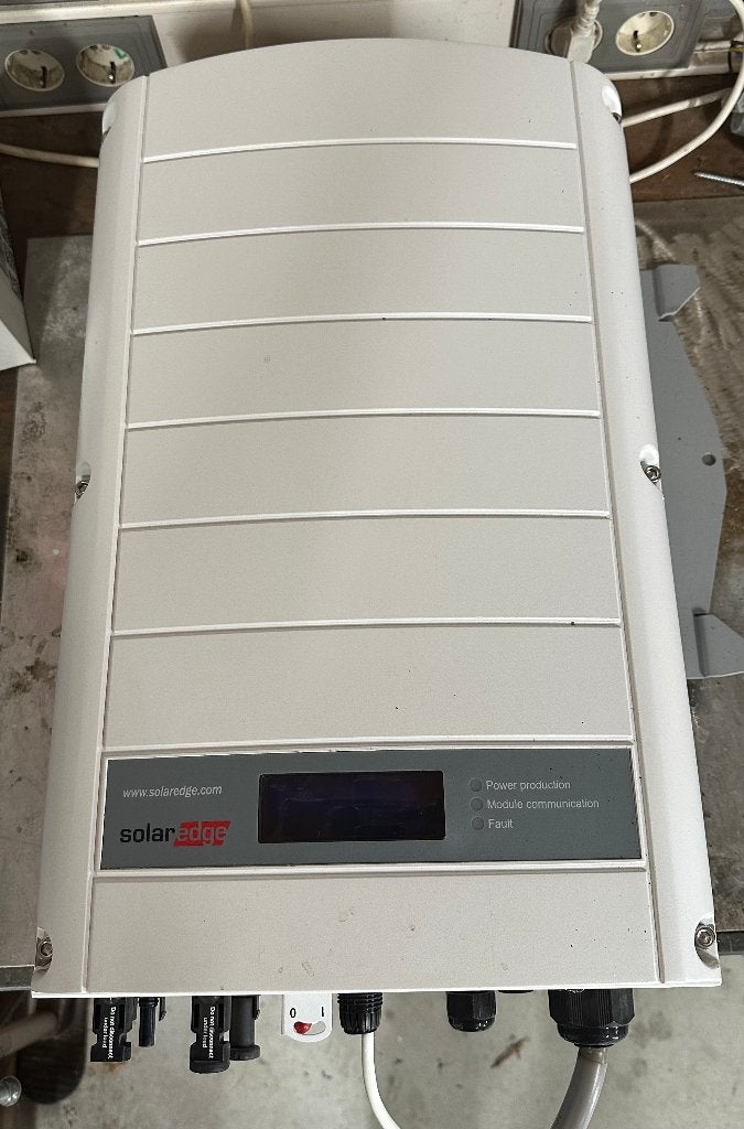 SolarEdge SE5K 3-fase omvormer + 18 optimizers, Ophalen, Gebruikt, Overige typen, 200 wattpiek of meer