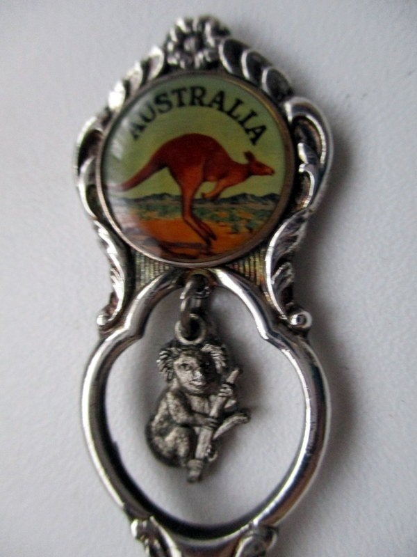 AUSTRALIË  HANGENDE KOALABEER Vintage, Antiek en Kunst, Antiek | Bestek, Verzenden