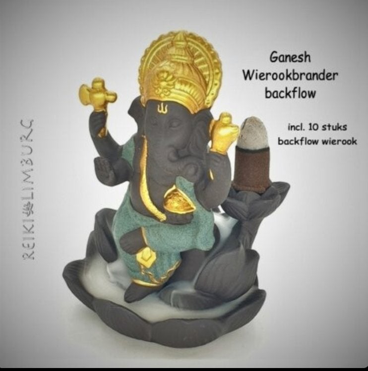 Ganesha wierookbrander backflow, Ophalen of Verzenden, Nieuw