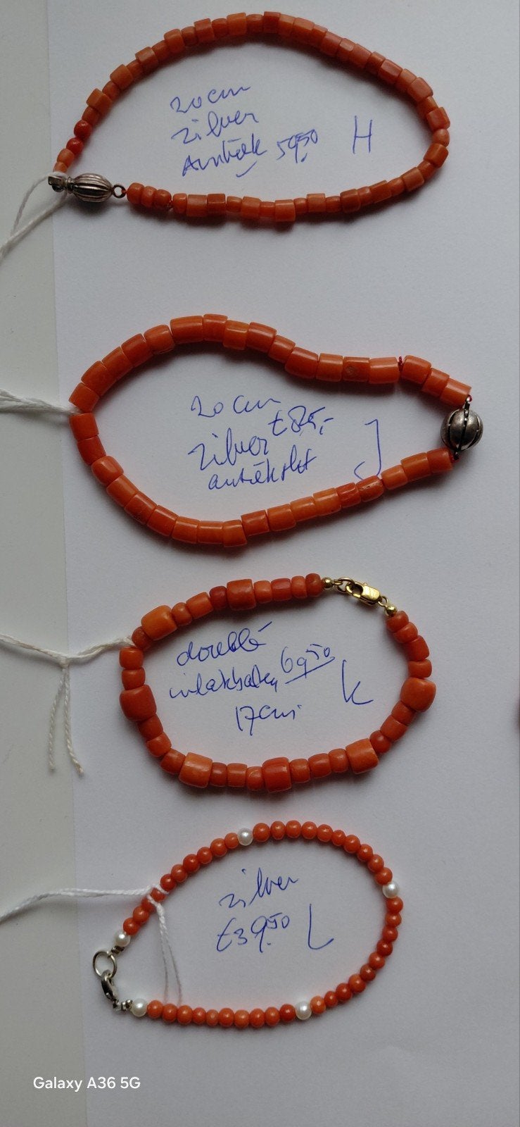 armbanden in div srt en maten,bloedkoraal, Sieraden, Tassen en Uiterlijk, Verzenden, Gebruikt, Rood