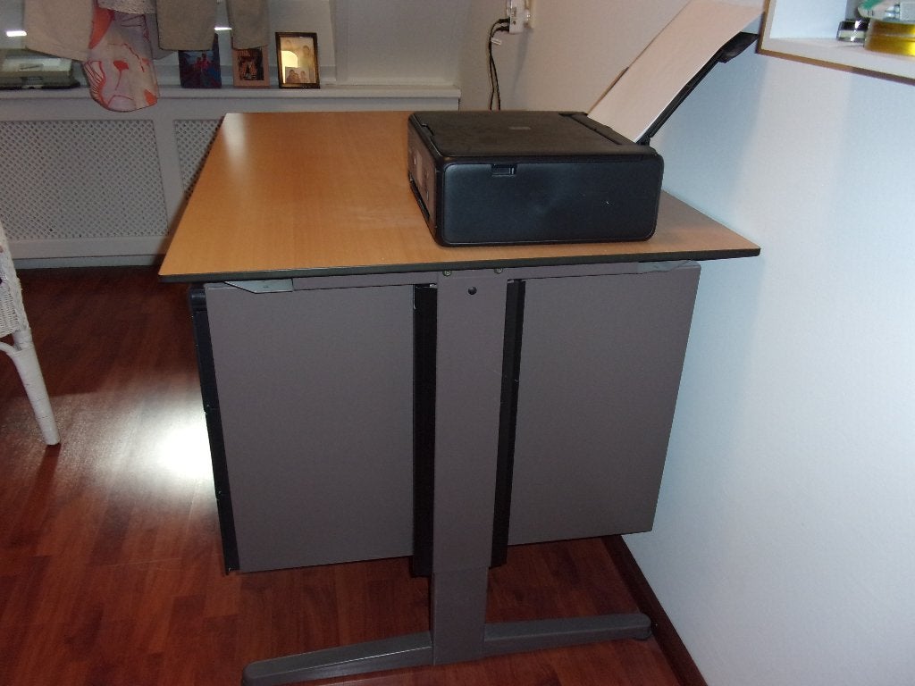 buro, Overige typen, Gebruikt, Met lades, Metaal