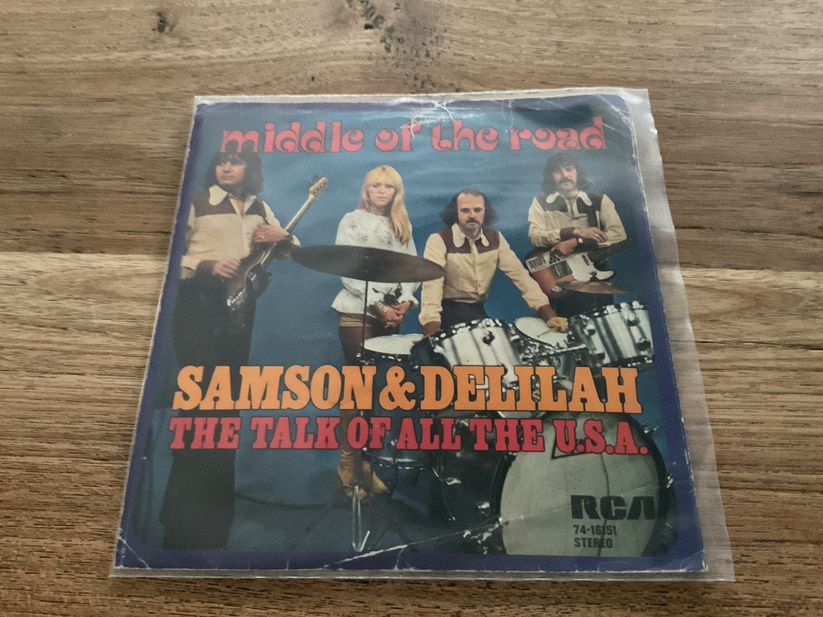 Middle of the Road, Samson&Delilah/The talk of all the USA, Ophalen of Verzenden, 7 inch, Pop