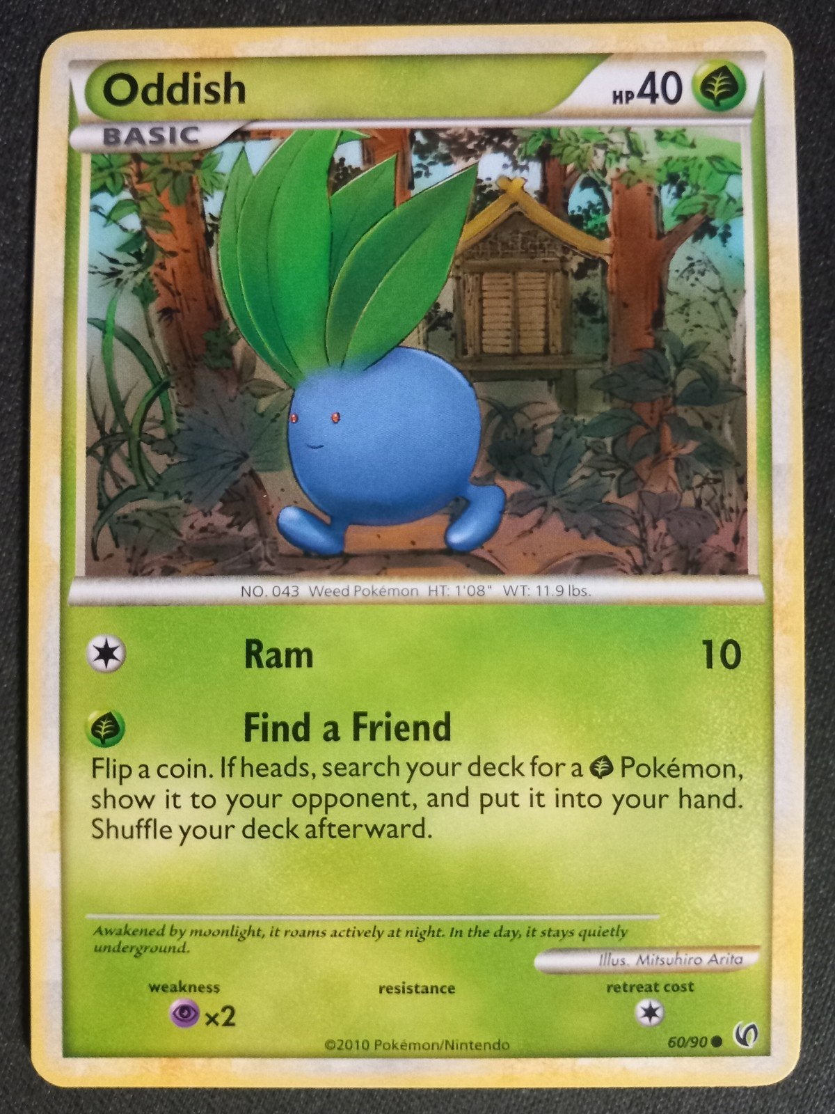 Oddish 60/90 Undaunted NM, Verzenden, Zo goed als nieuw, Losse kaart