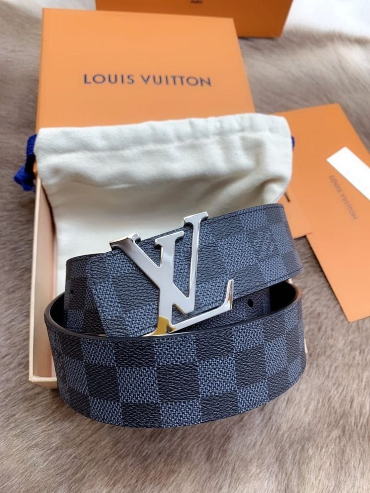 Louis vuitton riem 110cm, Kleding | Heren, Riemen en Ceinturen, Verzenden, Zo goed als nieuw, Zwart