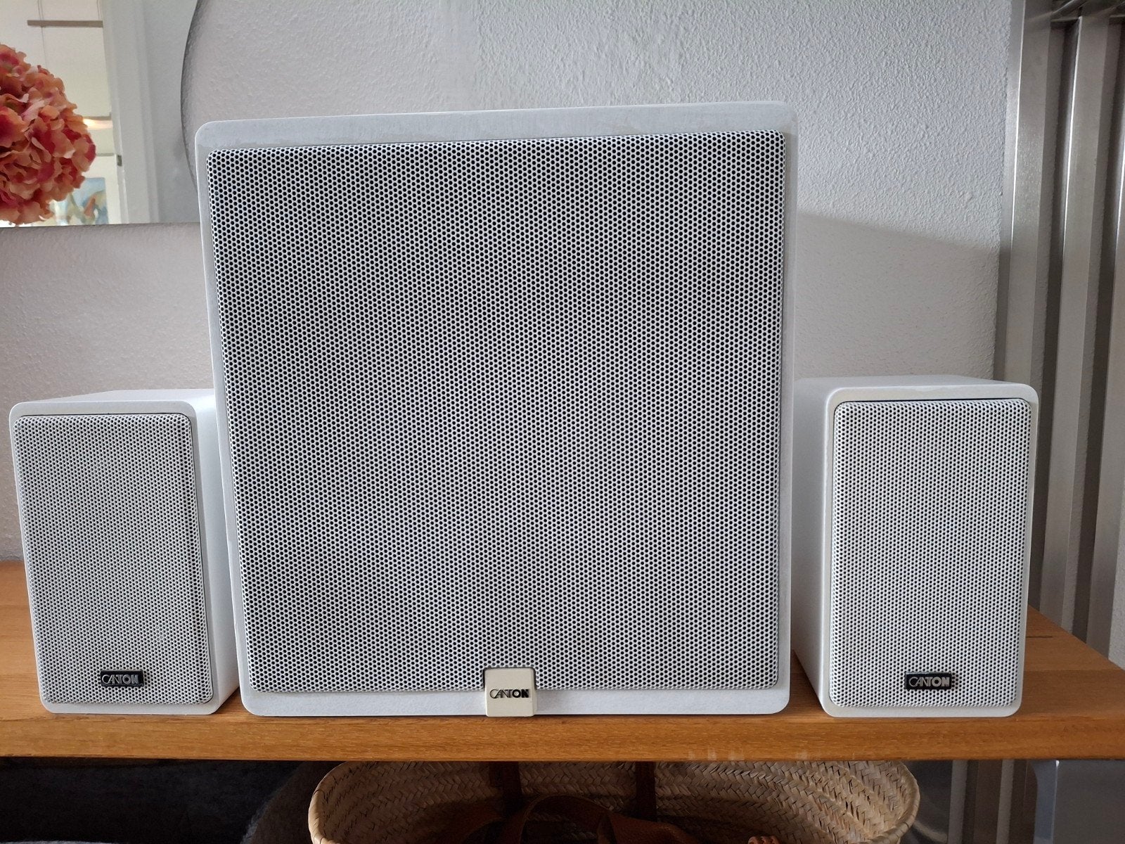 Canton Plus C speakerset met subwoofer Plus C, Audio, Tv en Foto, Luidsprekers, Gebruikt, Speakerset, Geschikt voor surround/home cinema