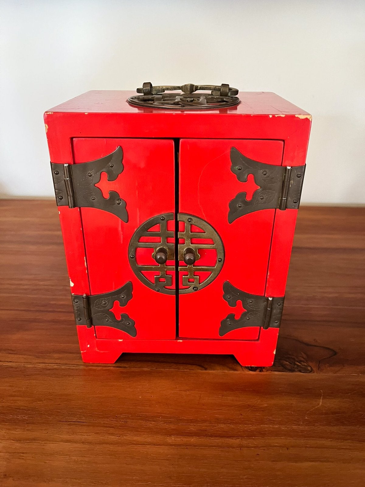 Vintage juwelen kastje, Antiek en Kunst, Curiosa en Brocante, Ophalen of Verzenden