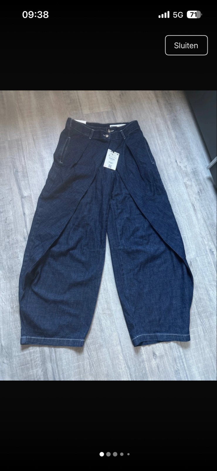 Nieuwe Bershka ballonbroek, Kleding | Dames, Ophalen, Blauw, Nieuw, Maat 36 (S)