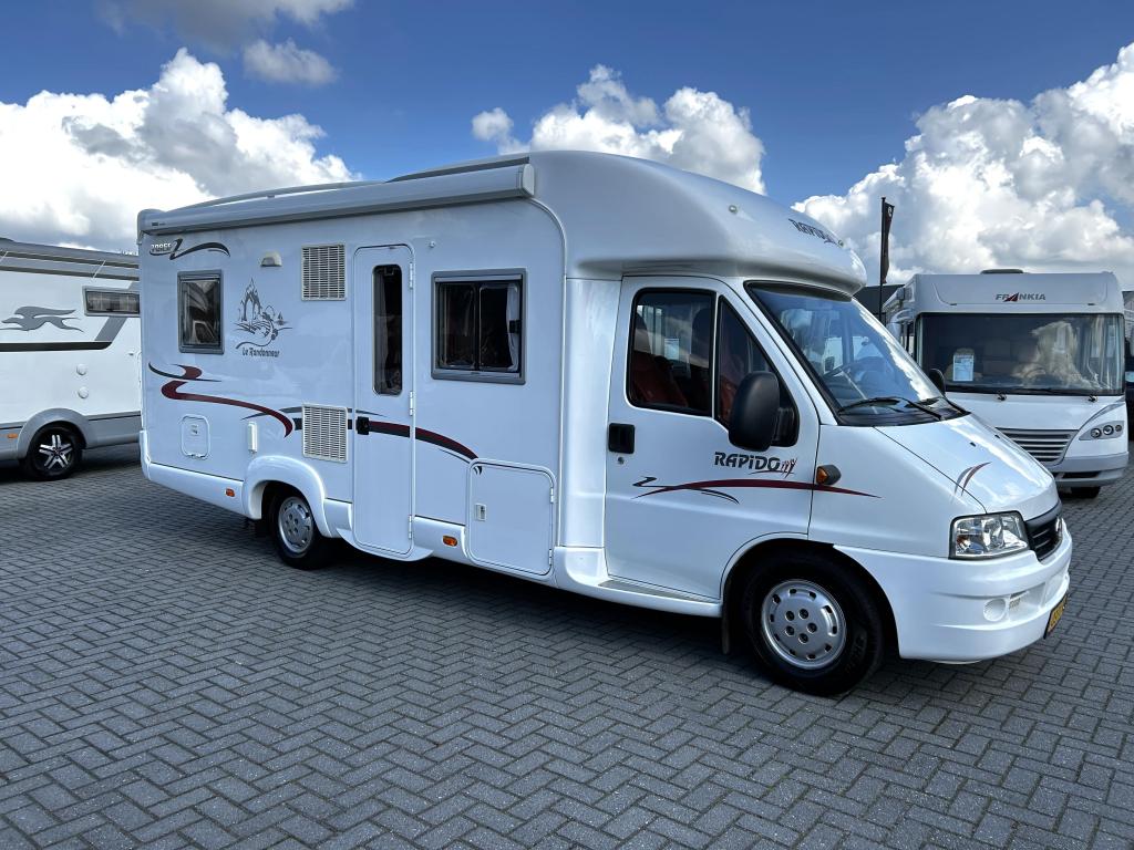 Rapido Le Randonneur 7085 F Fransbed/2006/Airco/Euro-4/146pk, Caravans en Kamperen, Campers, Fiat, Bedrijf, Rapido, 6 tot 7 meter