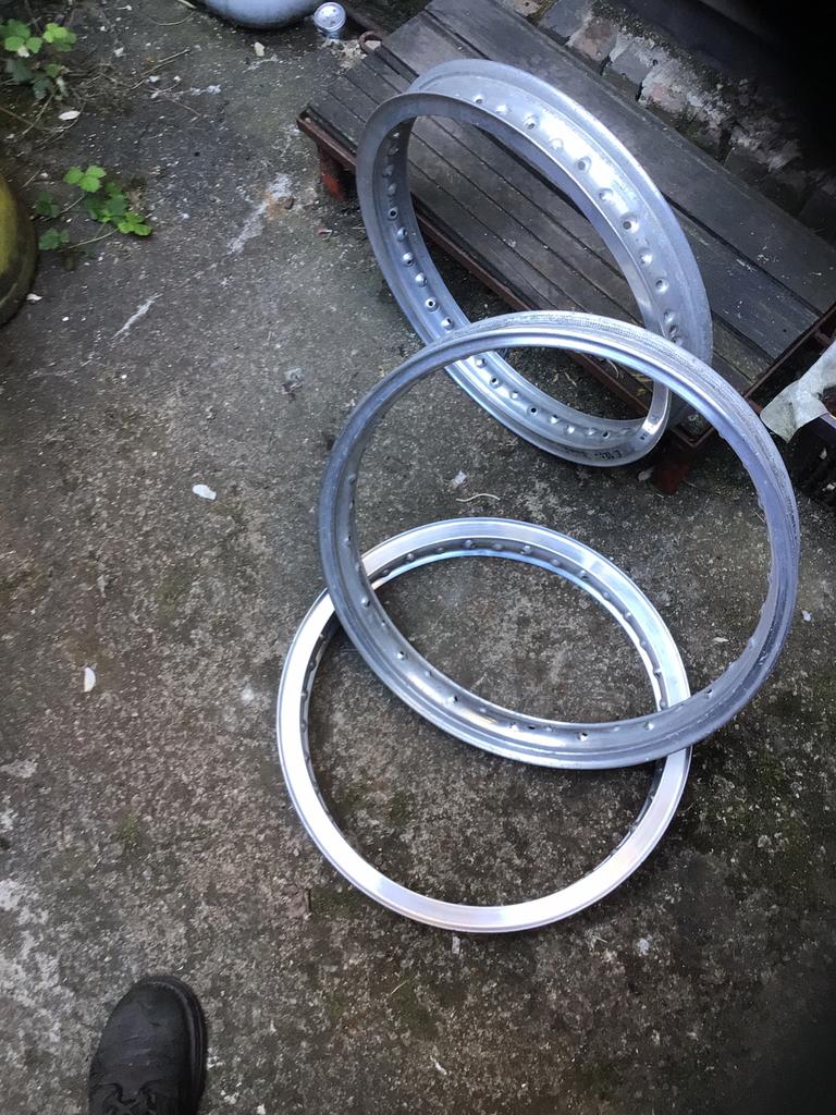 Aluminium velgen 18 en 19 inch Borrani , Akront, Ophalen of Verzenden, Gebruikt