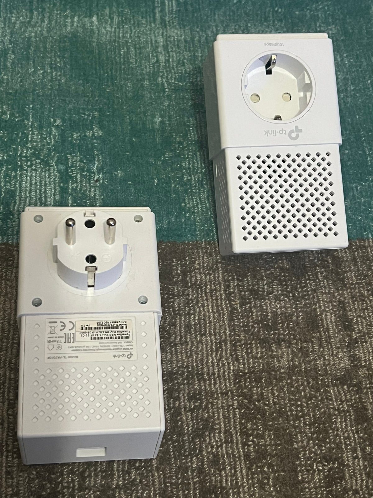 TP-Link Powerline Adapters (2 stuks), Computers en Software, Netwerk switches, Ophalen of Verzenden, Zo goed als nieuw