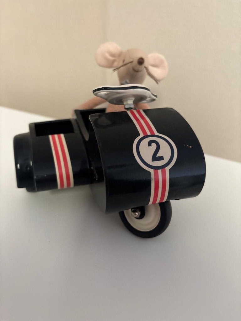 Maileg muizen Scooter met zijspan en muis, Ophalen of Verzenden, Zo goed als nieuw, Overige typen