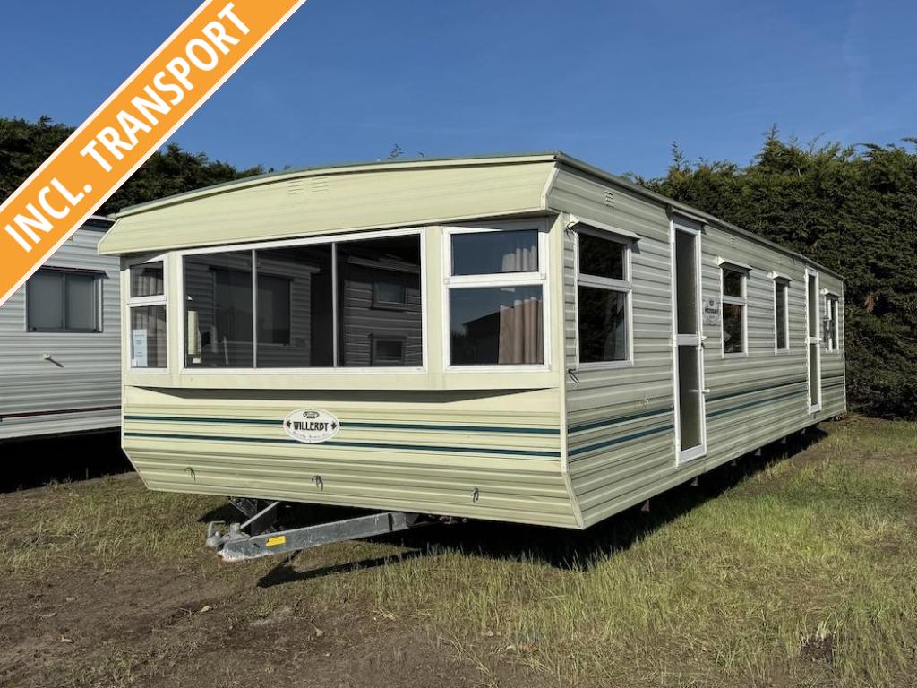 Ruime Willerby met dubbelglas en rollator vriendelijk