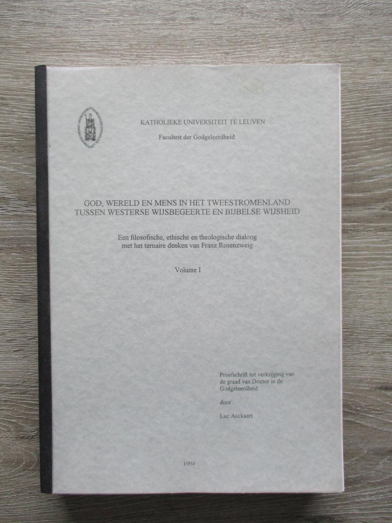God, wereld en mens in het tweestromenland tussen westerse, Boeken, Ophalen of Verzenden, Gelezen