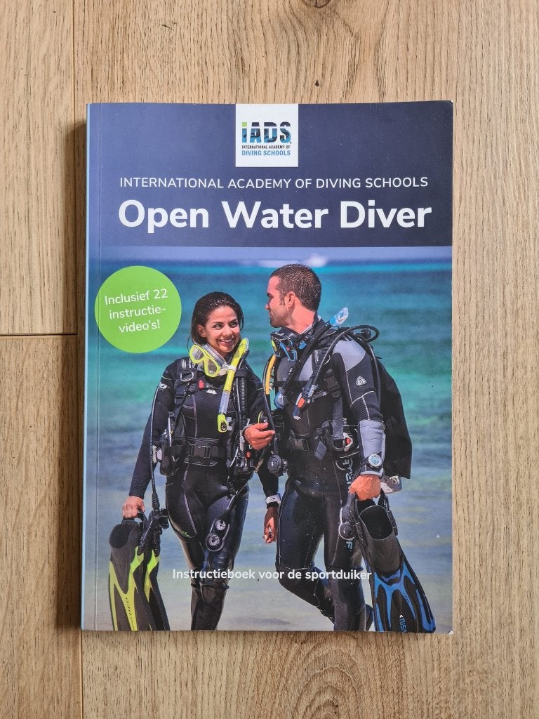 Open water diver boek, Boeken, Studieboeken en Cursussen, IADS, Niet van toepassing, Nieuw, Ophalen of Verzenden