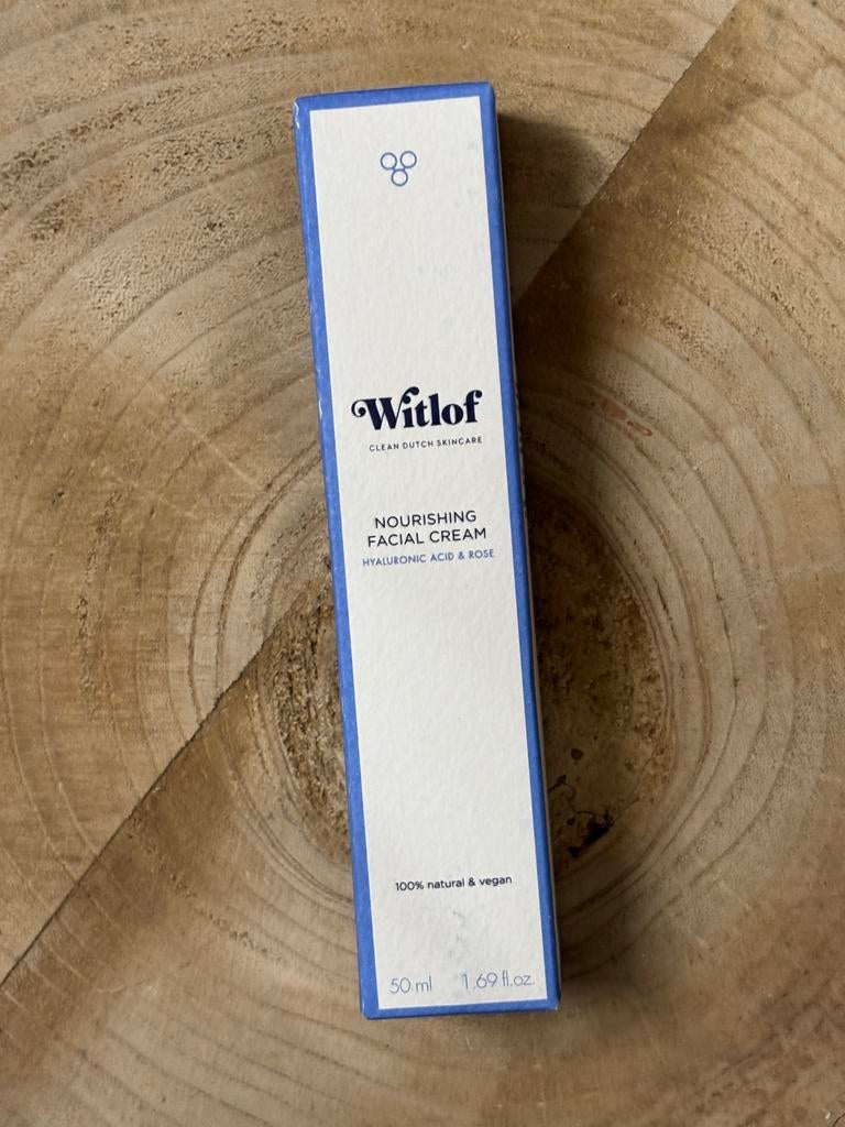 Witlof Nourishing Facial Cream - Hyaluronic Acid & Rose, Ophalen of Verzenden, Nieuw, Gehele gezicht, Verzorging