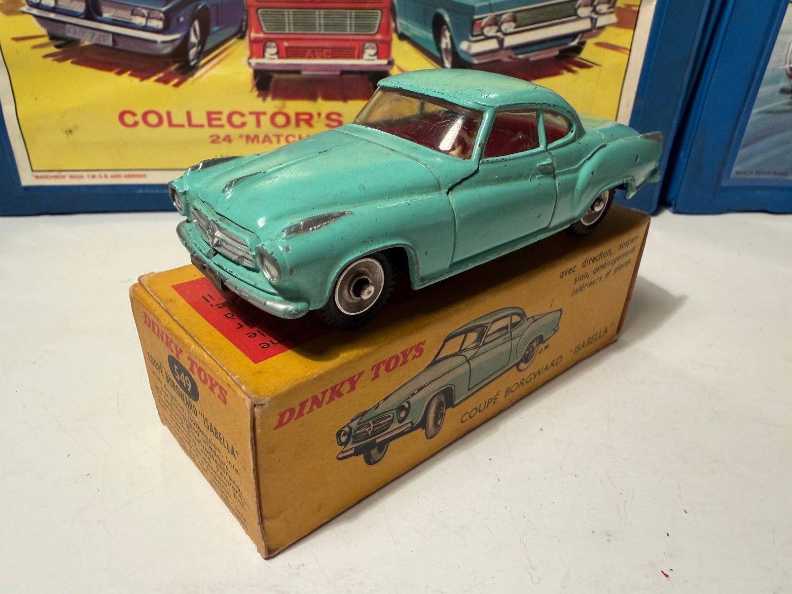 Dinky Toys Nr.549 Borgward Isabella Coupe, Hobby en Vrije tijd, Ophalen of Verzenden, Gebruikt, Auto, Dinky Toys