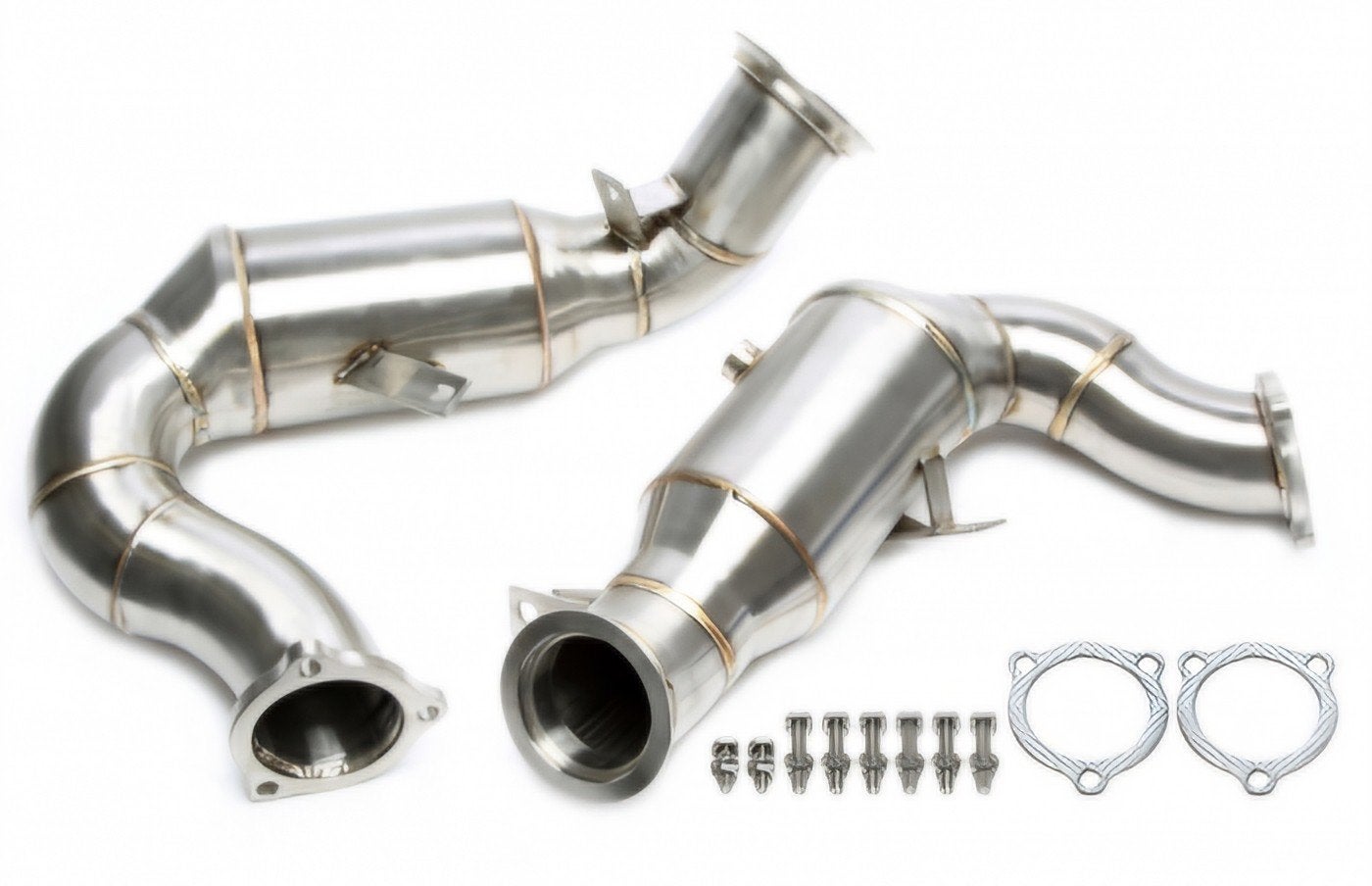 Uitlaat rvs downpipe catles / decat PORSCHE MACAN 3.0 & 3.6, Ophalen of Verzenden, PERFORMANCE-EXHAUST.NL, INFO@PERFORMANCE-EXHAUST.NL