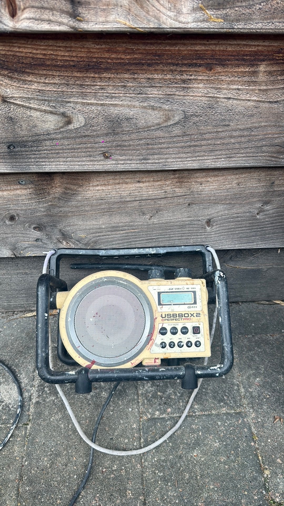 Bouwradio USBBOX2 Perfect pro. Defect, Ophalen, Zo goed als nieuw, Bouwradio