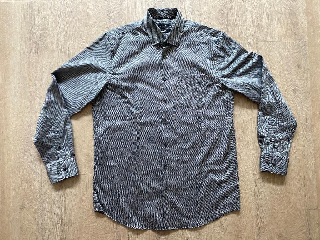 Westburry Premium Overhemd | zwart/ wit | maat L-XL, Westburry Premium, Nieuw, Ophalen of Verzenden, Halswijdte 41/42 (L)