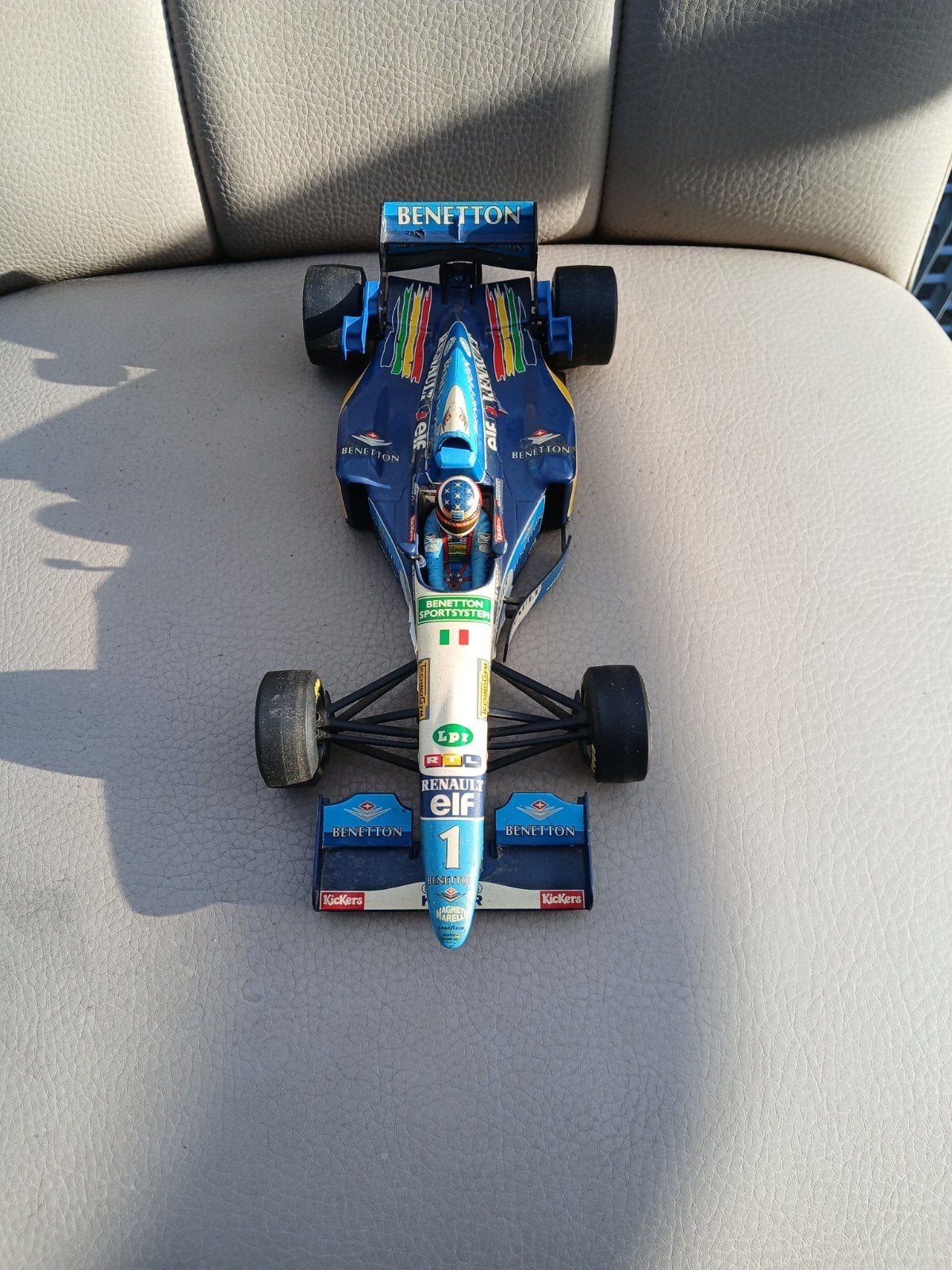 michael schumacher benetton renault B 195 formul1 race auto, Ophalen of Verzenden, Zo goed als nieuw, Formule 1