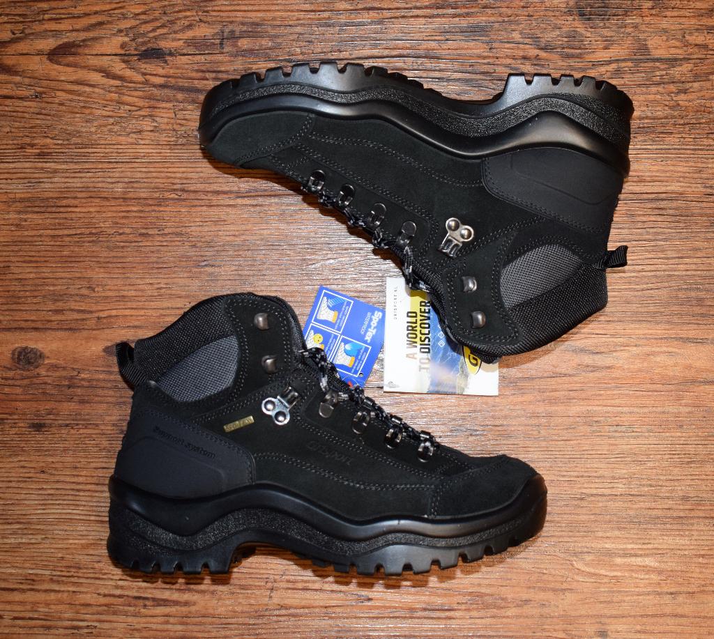 GRISPORT - Bergen Mid wandelschoenen black - maat 38, Zwart, Nieuw, Grisport, Wandelschoenen