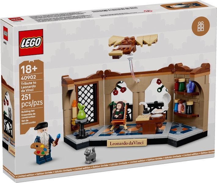 Lego | GWP | Eerbetoon aan Leonardo da Vinci | 40902, Kinderen en Baby's, Lego, Overige thema's, Lego, Nieuw