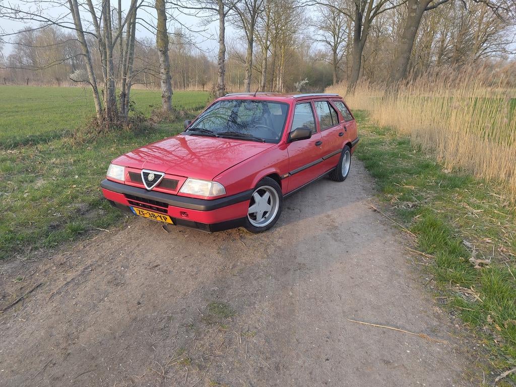 Alfa Romeo 33 1.5 IE Sportwagon U9 1991 Rood, Auto's, Alfa Romeo, Voorwielaandrijving, Stof, 4 cilinders, Stationwagon