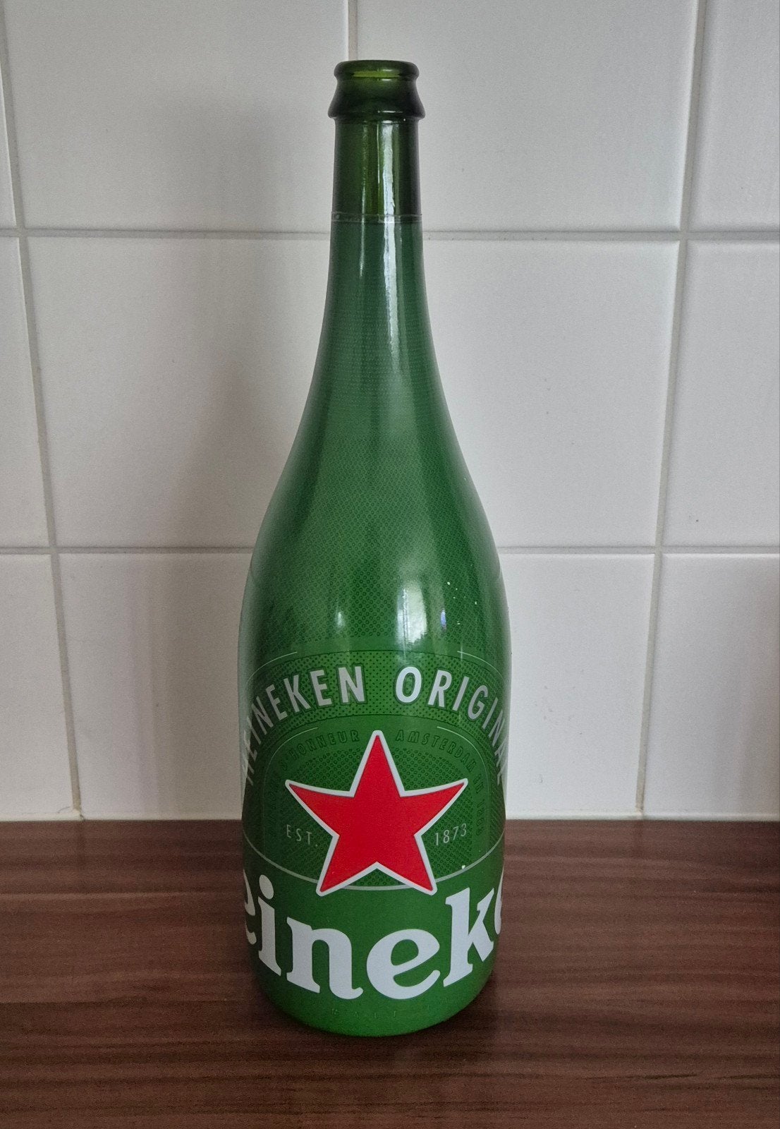Heineken magnum fles van 1.5 liter. Ideaal voor verzamelaars, Ophalen, Flesje(s), Heineken