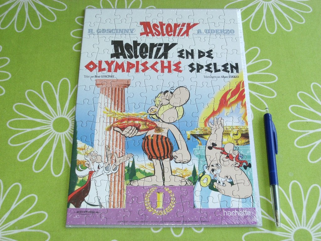 Nieuw in seal: Asterix en de Olympische spelen puzzel 120 st, Ophalen of Verzenden, Minder dan 500 stukjes, Nieuw, Legpuzzel