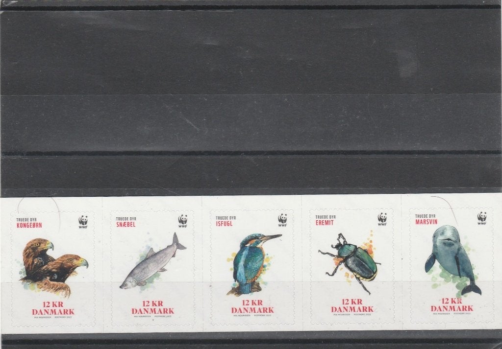 DENEMARKEN STROOK  WWF, Verzenden, Denemarken, Postfris