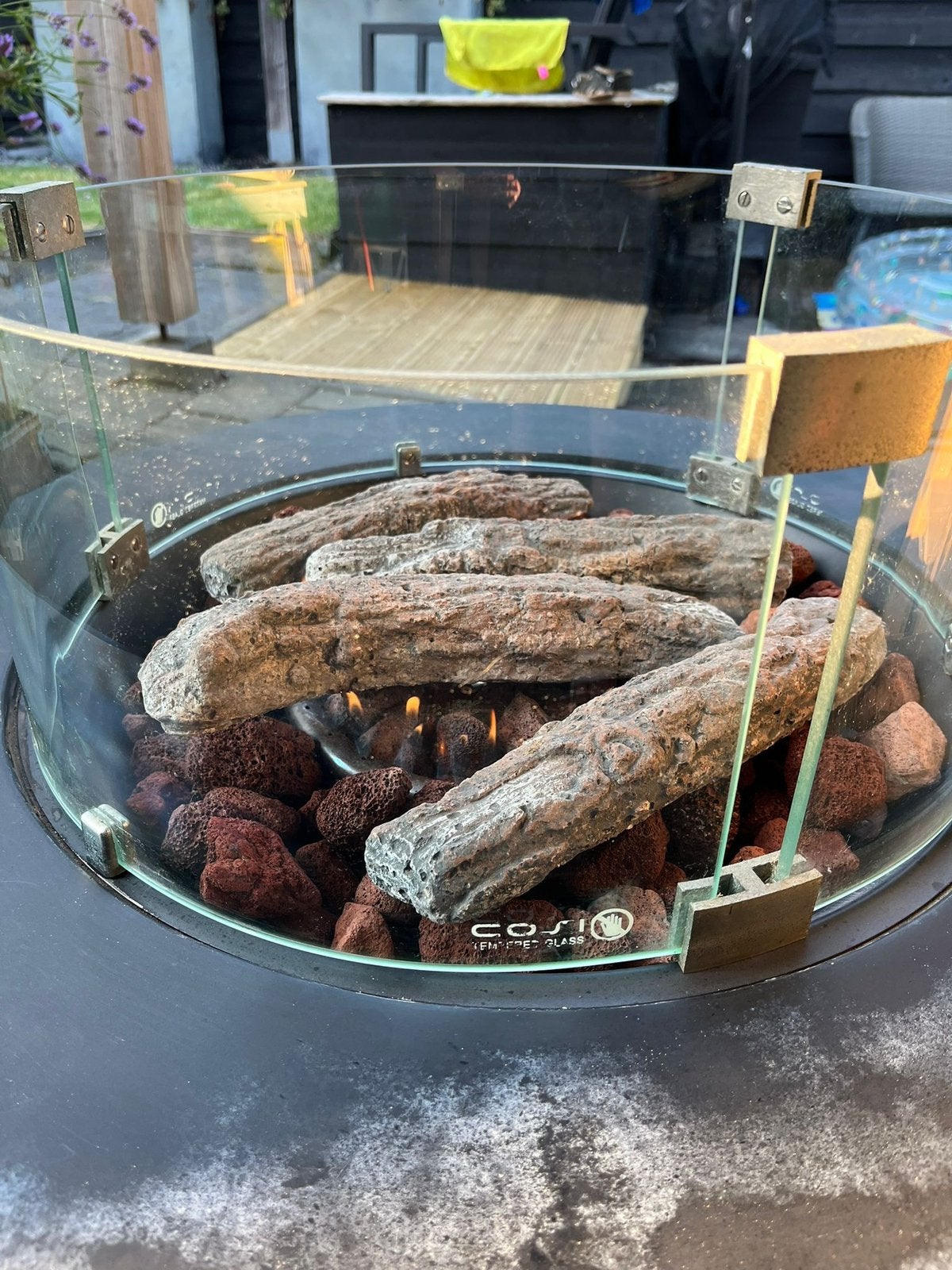 Gashaard vuurtafel gasvuurtafel cosi fire globe, Ophalen, Zo goed als nieuw