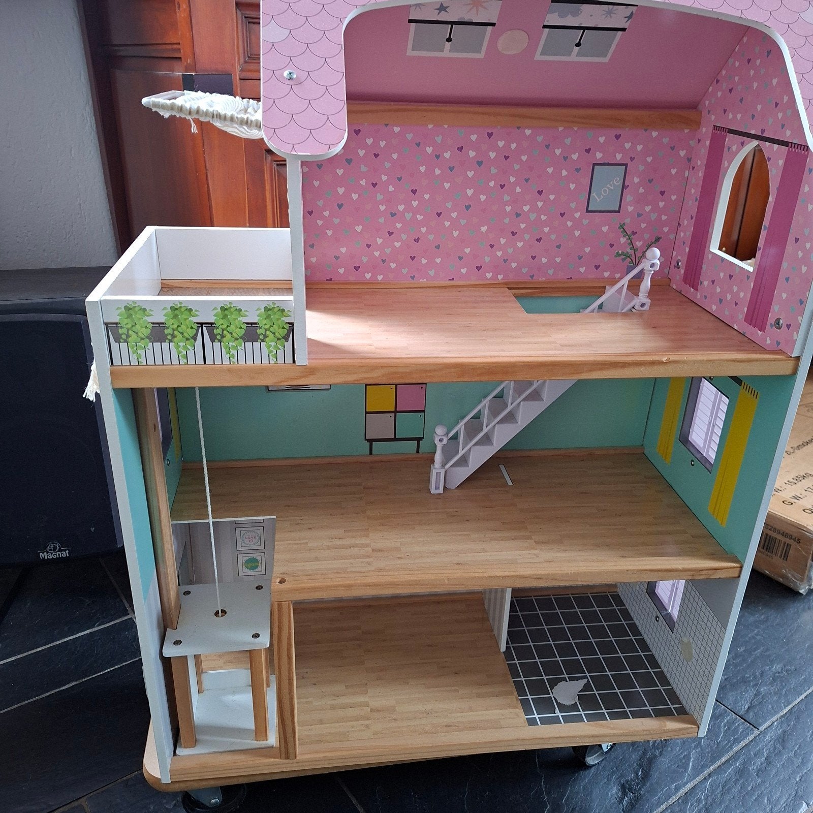 poppenhuis, Ophalen, Gebruikt, Poppenhuis