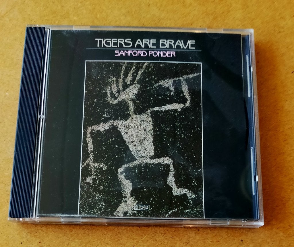 Sanford Ponder - Tigers Are Brave CD 1986 Japan/VS, Ophalen of Verzenden, Zo goed als nieuw, Ambiënt of Lounge