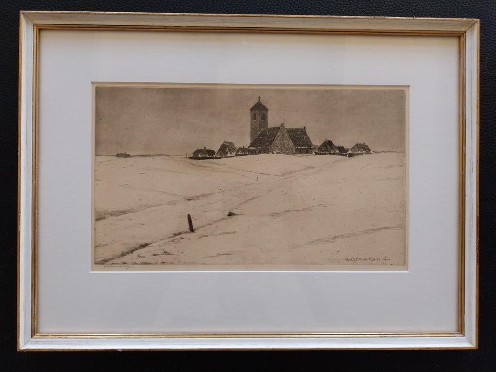 Willem witjens ets, Antiek en Kunst, Ophalen of Verzenden