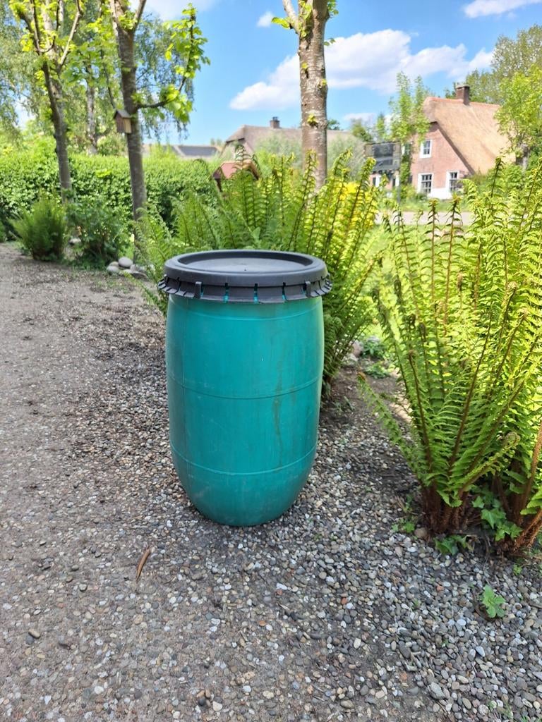 Groene voerton 120 l. met deksel zonder handvatten, Dieren en Toebehoren, Ophalen, Vee