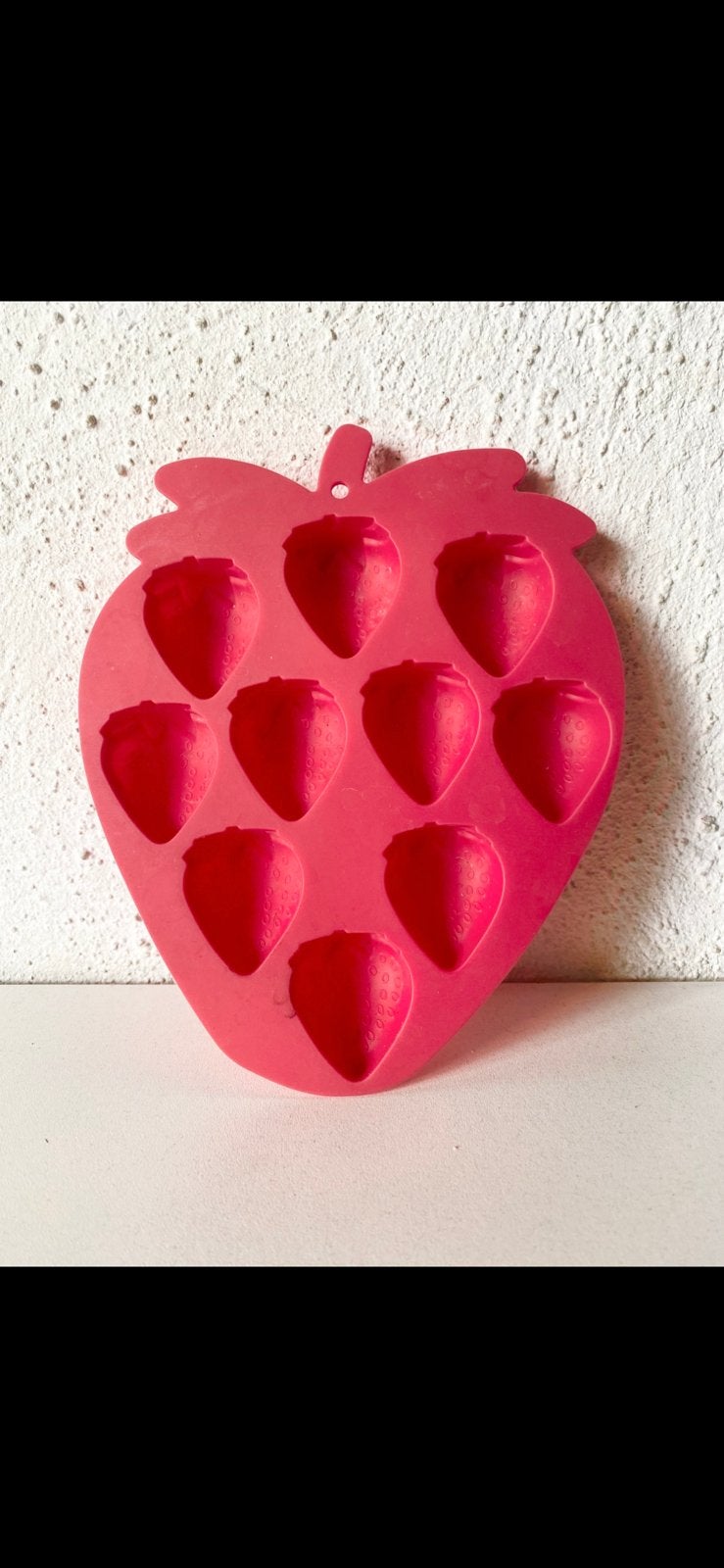 grappige IJSBLOKJES-VORM ‘AARDBEIEN’, Overige typen, Nieuw, Ophalen of Verzenden, Rood