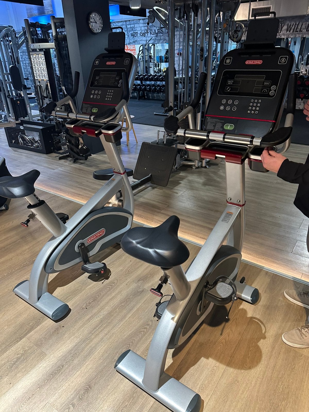 Star Trac Upright Bike ( 3 stuks op voorraad ), Sport en Fitness, Ophalen, Info@defitnessmakelaar.nl, Gebruikt, Overige typen