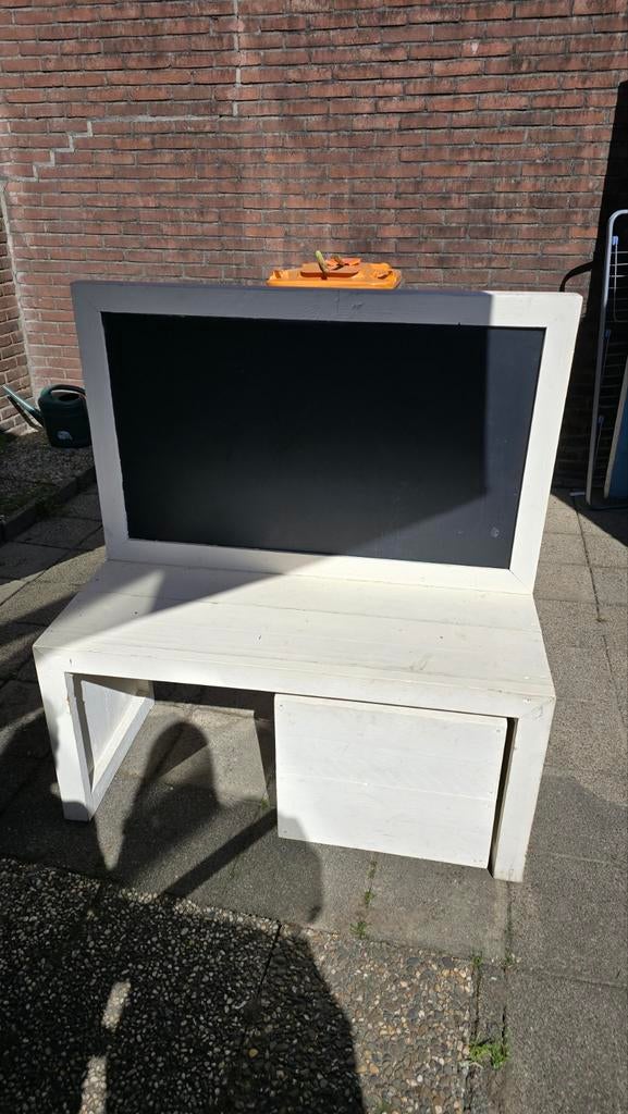 Gratis bureau krijtbord, Ophalen