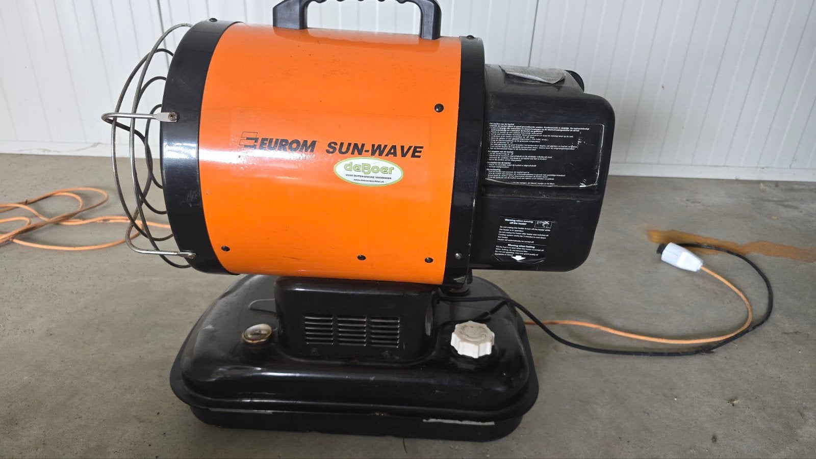 Euromac Sun-Wave Petroleumkachel - 18 kW Warmte, Ophalen, Gebruikt, Overige brandstoffen, Petroleumkachel