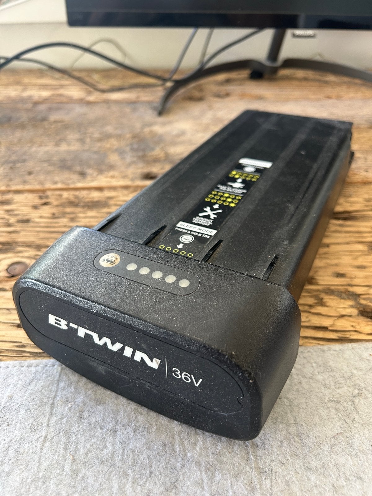 B'TWIN 36V E-bike Accu - Defect, Ophalen of Verzenden, Gebruikt